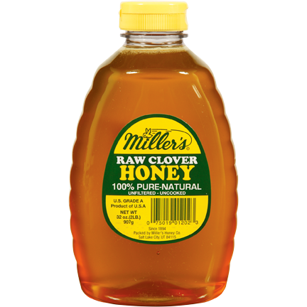 Raw Clover Honey Bottle 32 oz - 