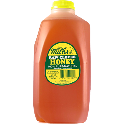Raw Clover Honey Jug 5 lb - Honey