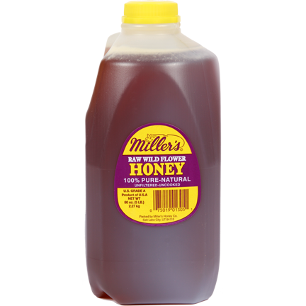 Raw Wild Flower Honey Jug 5 lb - Honey
